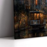 Canvas print San Francisco cable cars