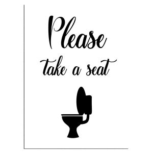 Poster Please take a seat 2