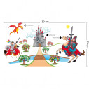 Kids wall stickers Knights , castle and dragon, collection