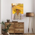 Canvas print Straw hat, Litras