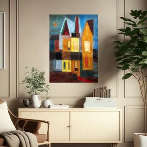 Canvas print Homage to Paul Klee 2