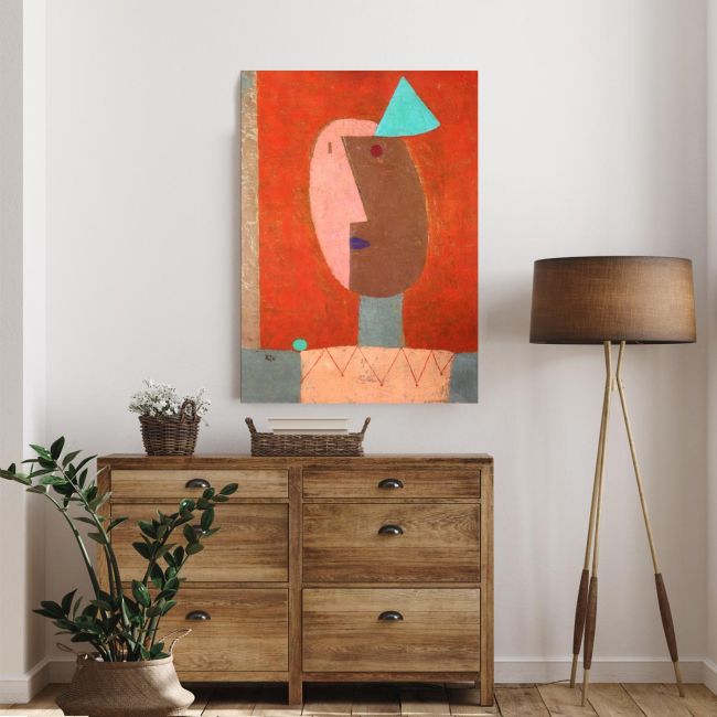 Canvas print Clown, Klee P.