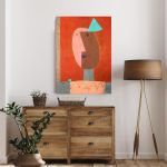 Canvas print Clown, Klee P.