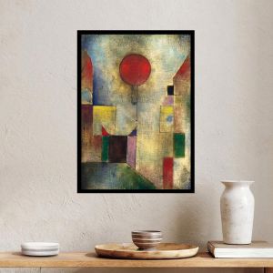 Red balloon, κάθετο, Klee P., αφίσα, κάδρο