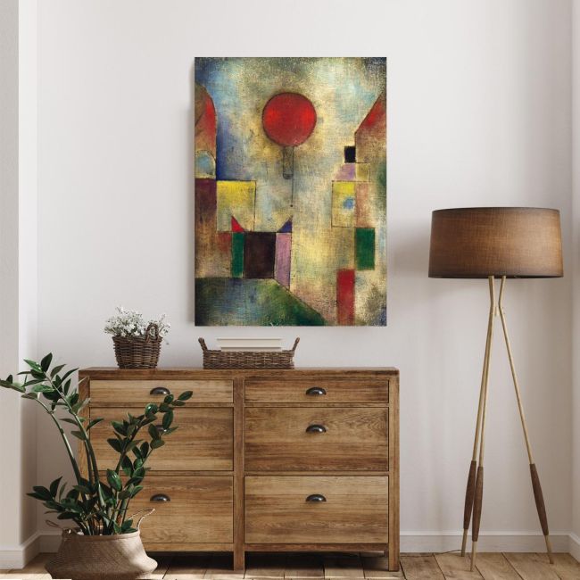 Πίνακας ζωγραφικής Red balloon, κάθετο, Klee P.