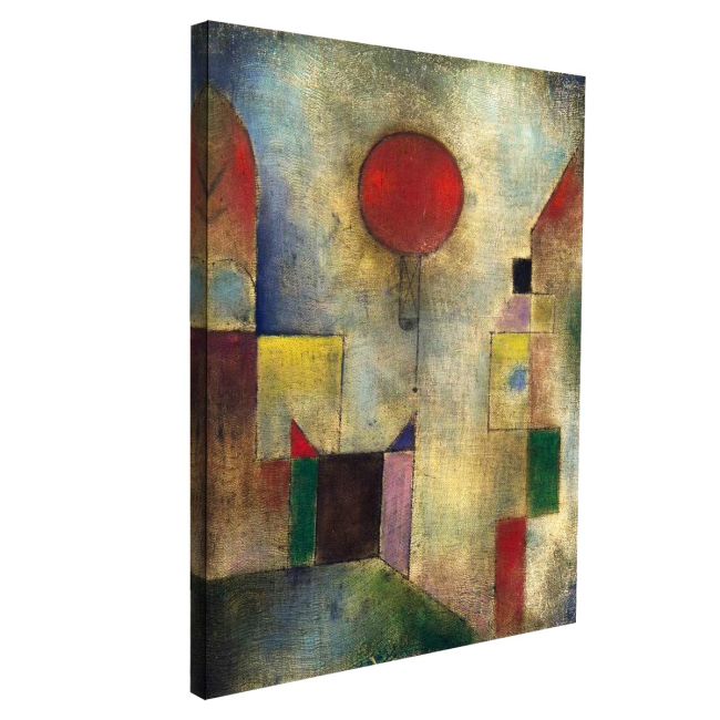 Πίνακας ζωγραφικής Red balloon, κάθετο, Klee P.