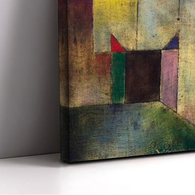 Canvas print Red balloon, vertical, Klee P.