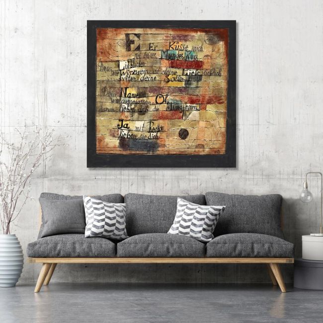 Canvas print (From the Song of Songs) Version II, Klee Paul