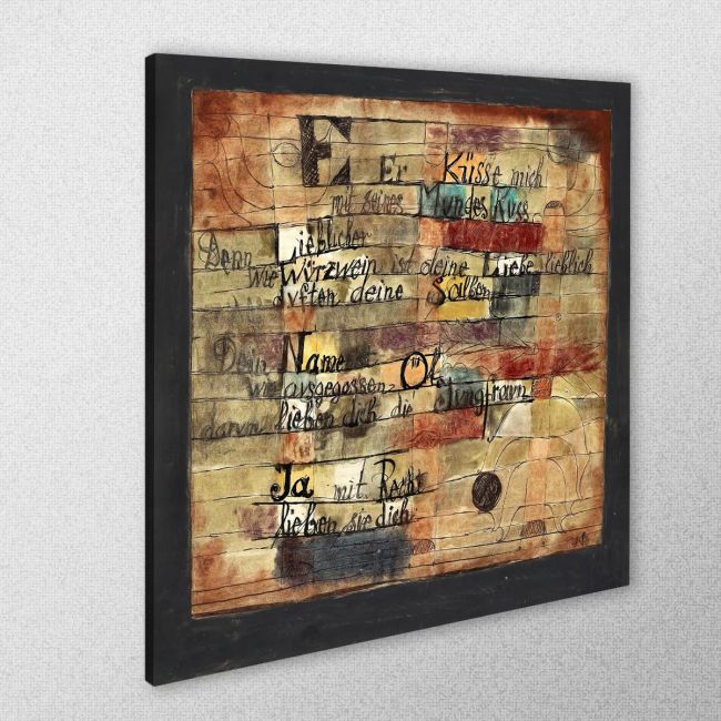Canvas print (From the Song of Songs) Version II, Klee Paul