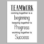 Poster Teamwork quote