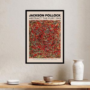 Exhibition Poster, Pollock, The fury 1943
