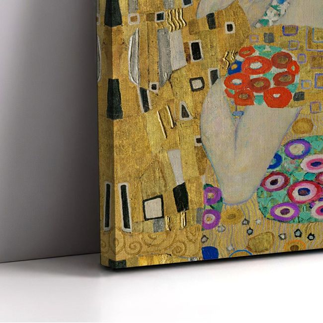 Πίνακας ζωγραφικής The kiss, close up, Klimt Gustav
