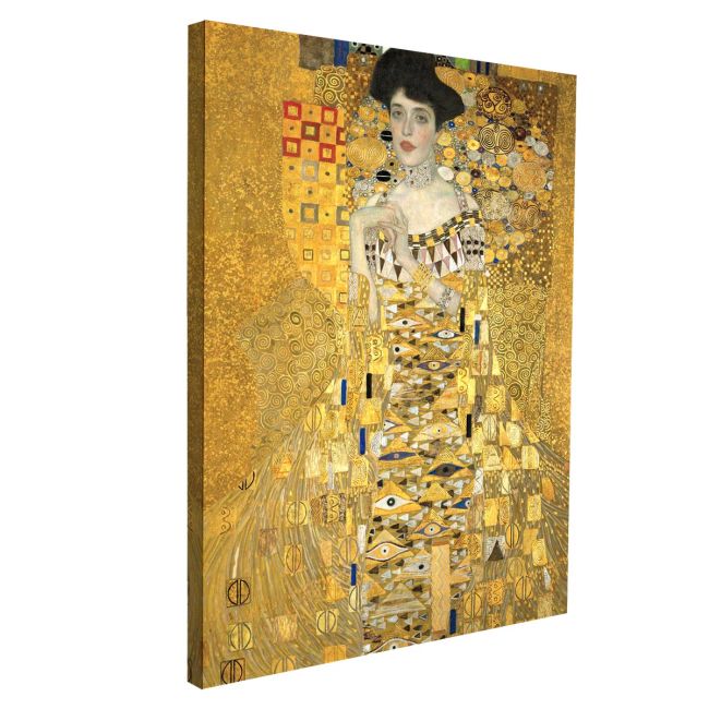 Canvas print Portrait of Adele Bloch-Bauer I, Klimt Gustav