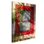 Canvas print Red window