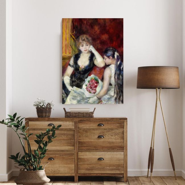 Πίνακας ζωγραφικής In the theatre box, Renoir Pierre-Augus
