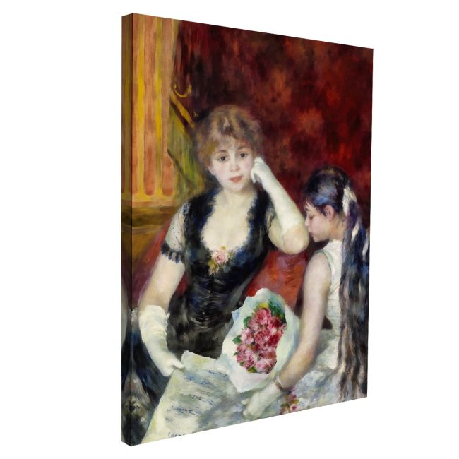 Πίνακας ζωγραφικής In the theatre box, Renoir Pierre-Augus