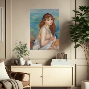 Canvas print After the bath, Renoir Pierre-Augus 2
