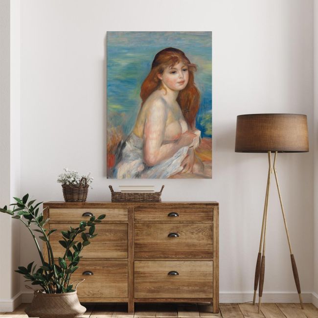 Πίνακας ζωγραφικής After the bath, Renoir Pierre-Augus