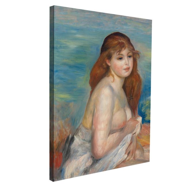 Canvas print After the bath, Renoir Pierre-Augus