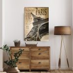 Canvas print Paris, Eiffel tower Vintage