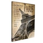 Canvas print Paris, Eiffel tower Vintage