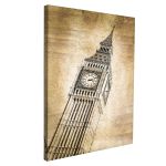 Πίνακας σε καμβά Λονδίνο, Big Ben vintage