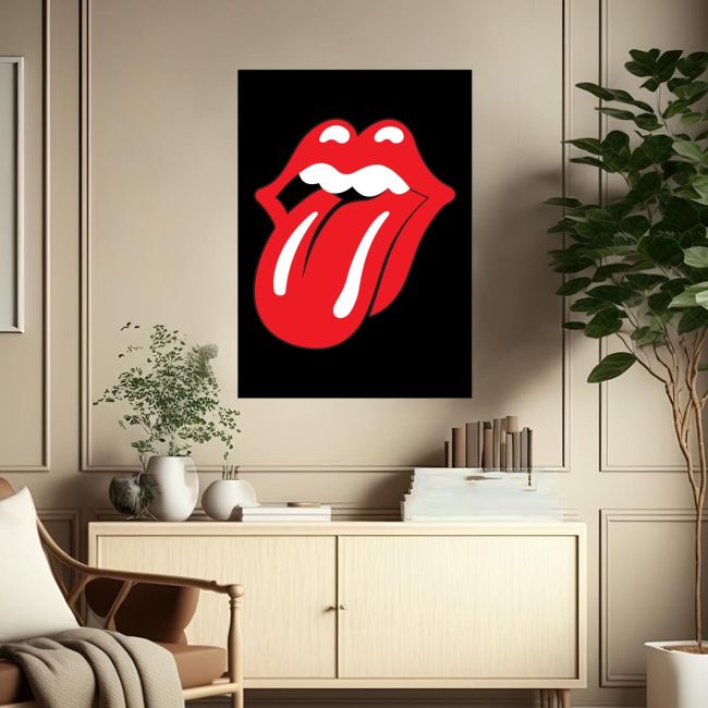 Πίνακας σε καμβά Rolling Stones