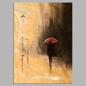 Πίνακας ζωγραφικής Under the umbrella