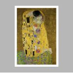 The kiss (portrait), Klimt Gustav, Poster