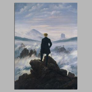 Canvas print The wanderer above the sea of fog, Friedrich Caspar David