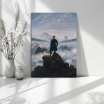 Canvas print The wanderer above the sea of fog, Friedrich Caspar David