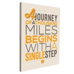 Πίνακας σε καμβά A journey of a thousand miles
