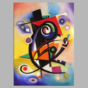 Canvas print Tribute to Kandinsky I