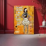 Canvas print Dreams into plans