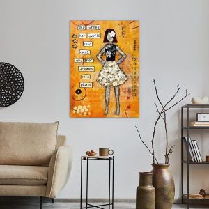 Canvas print Dreams into plans 2