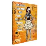 Canvas print Dreams into plans