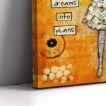 Πίνακας σε καμβά Dreams into plans