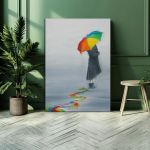 Πίνακας σε καμβά Color of the rain