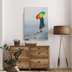 Canvas print Color of the rain