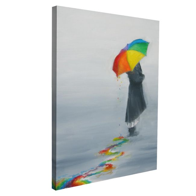 Canvas print Color of the rain