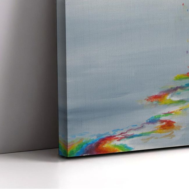 Canvas print Color of the rain