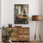 Canvas print First steps, grandfather, Iakovidis