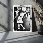 Canvas print The kiss in Times Square