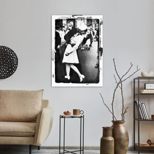 Canvas print The kiss in Times Square 2