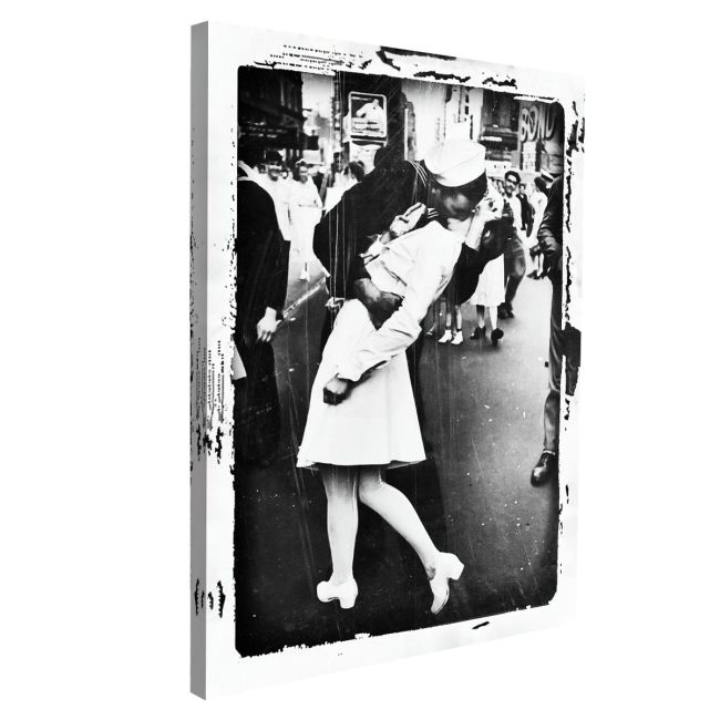 Canvas print The kiss in Times Square