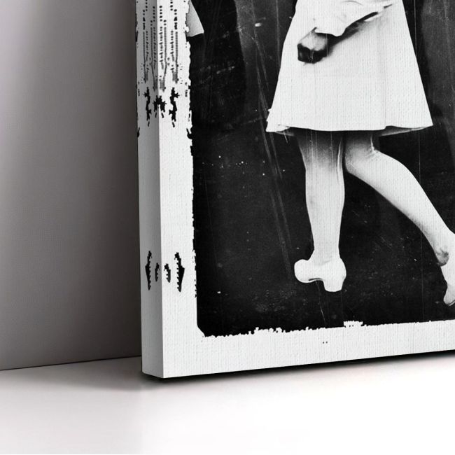 Canvas print The kiss in Times Square