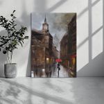 Canvas print Lonely walk