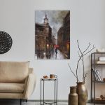 Canvas print Lonely walk