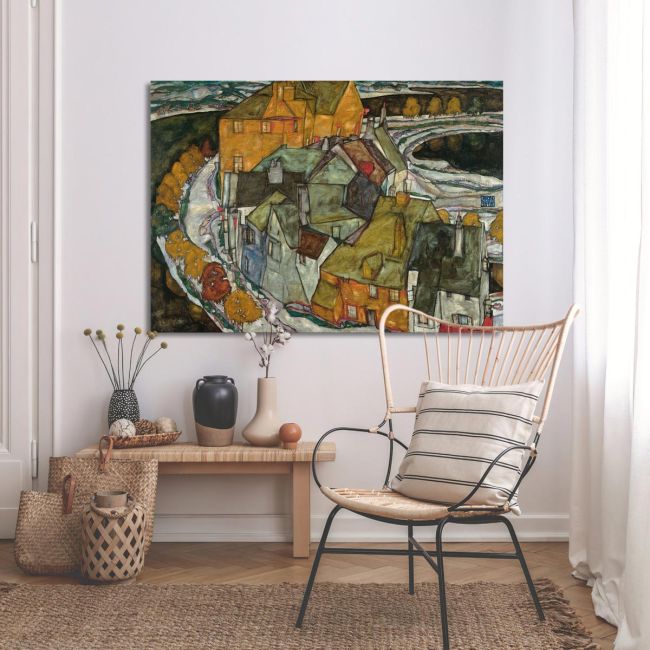 Πίνακας ζωγραφικής Island city, Schiele Egon