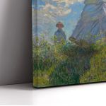 Πίνακας ζωγραφικής Woman with a parasol, Monet